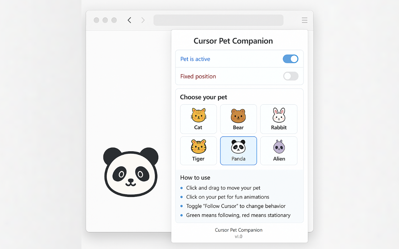Cursor Pet Companion
